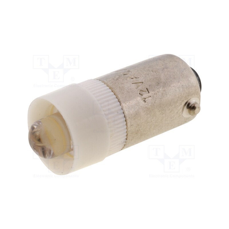 1 pcs x BRIGHTMASTER - LLED-B9/12/W - LED lamp, white, BA9S, 12VDC, 12VAC