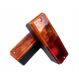 Set of trailer light lamps, 7-pin plug, reflector