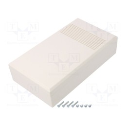 1 pcs x SUPERTRONIC - PP060BW-S - Enclosure: multipurpose, X: 112mm, Y: 200mm, Z: 51mm, vented, ABS