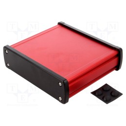 1 pcs x GAINTA - ALUG706RD120 -AS - Enclosure: multipurpose, X: 146.6mm, Y: 129mm, Z: 41.6mm, aluminium