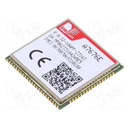 1 pcs x SIMCOM - S2-10APF - Module: LTE, Down: 10Mbps, Up: 5Mbps, SMD, 24x24x2.4mm