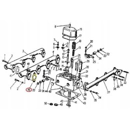 Intake manifold gasket 950526 c 360 zetor s