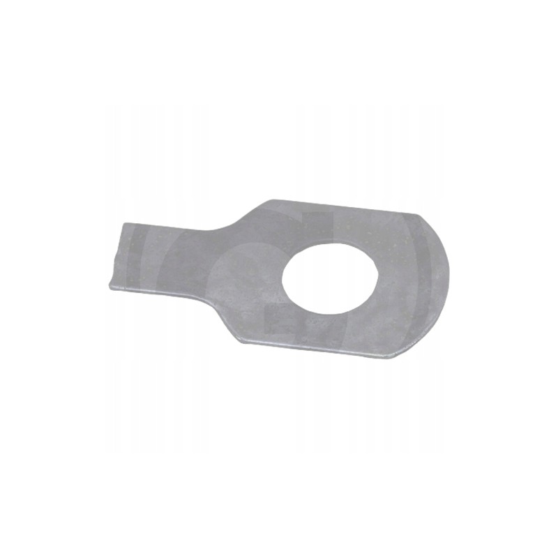 Bend locking washer for the oil pump