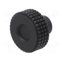 1 pcs x ELESA+GANTER - MBT.40 B-M6-C9 - Knob, Ø: 39.5mm, Int.thread: M6, 12mm, H: 26.5mm, technopolymer PP