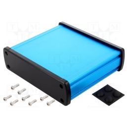 1 pcs x GAINTA - ALUG706BU120 -AS - Enclosure: multipurpose, X: 146.6mm, Y: 129mm, Z: 41.6mm, aluminium