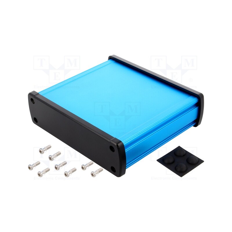 1 pcs x GAINTA - ALUG706BU120 -AS - Enclosure: multipurpose, X: 146.6mm, Y: 129mm, Z: 41.6mm, aluminium