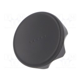 1 pcs x ELESA+GANTER - 222406-C1 - Knob, Ø: 56mm, Ext.thread: M8, 20mm, technopolymer PA, Cap: black