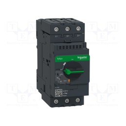 1 pcs x SCHNEIDER ELECTRIC - GV3P18 - Motor breaker, 7.5kW, 230÷690VAC, for DIN rail mounting, IP20