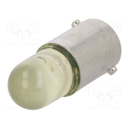 1 pcs x POLAM-ELTA - LY-BA9S-24AC/DC - LED lamp, yellow, BA9S, 24VDC, 24VAC
