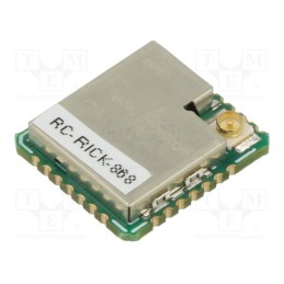 1 pcs x RADIOCONTROLLI - RC-RICK-868 - Module: radio modem, 868MHz, UART, -140dBm, 2.5÷3.7VDC, 18.5dBm