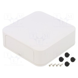 1 pcs x TAKACHI - PF13-4-13W - Enclosure: with panel, PF, X: 125mm, Y: 125mm, Z: 35mm, ABS, white