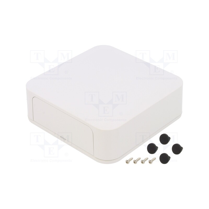 1 pcs x TAKACHI - PF13-4-13W - Enclosure: with panel, PF, X: 125mm, Y: 125mm, Z: 35mm, ABS, white