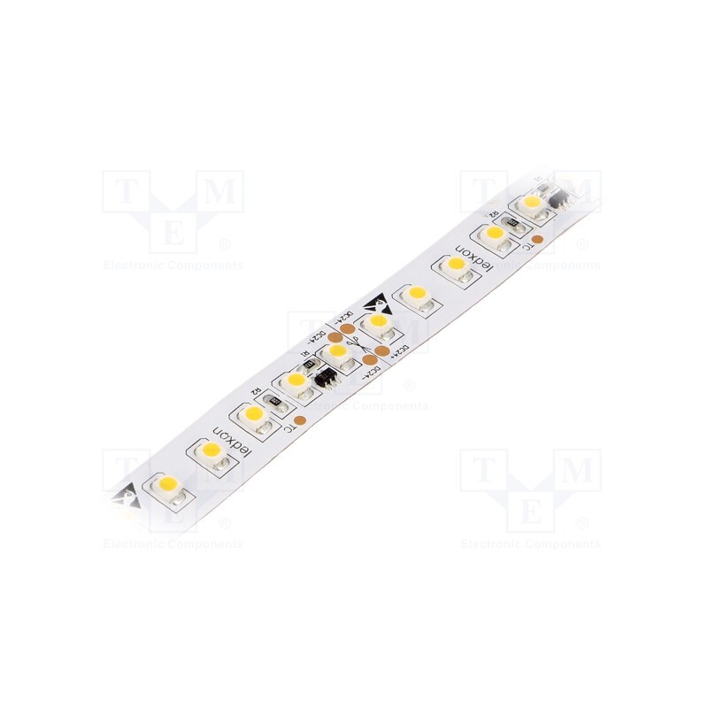 1 m x Ledxon - LFBML-SW827-24V-6S83-20-IC - LED tape, white warm, 3528, 24V, LED/m: 120, 12mm, IP20, 120°, 9.6W/m