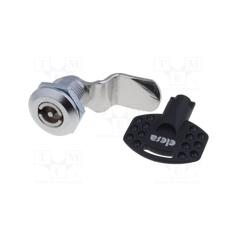 1 pcs x ELESA+GANTER - CQ/A-M22X1,5-45-32 - Lock, zinc alloy, 32mm, nickel, Actuator material: steel