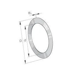 Thrust bearing track