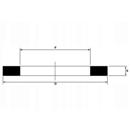 Cu061210p025 copper washer 6 x 12 x 1 mm