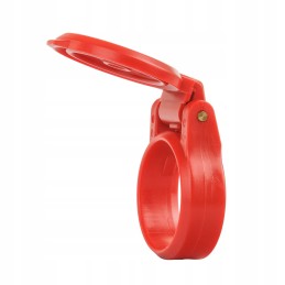 Dust covers for euro sockets, red faster