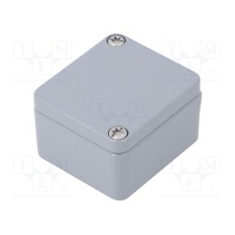 1 pcs x WEIDMu00dcLLER - KLIPPON K0 RAL7001 - Enclosure: multipurpose, X: 45mm, Y: 50mm, Z: 30mm, Klippon® K