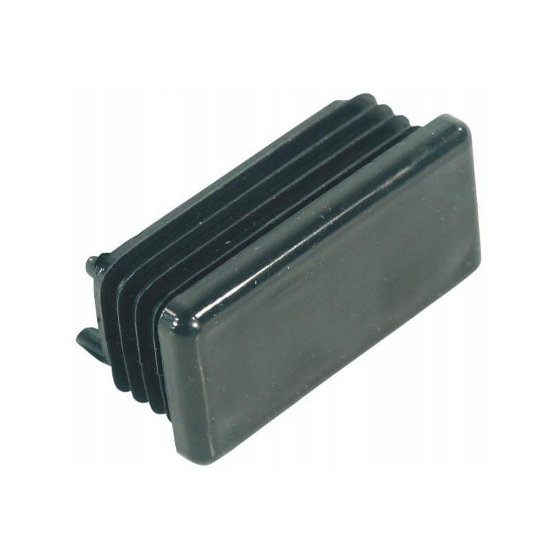 Rectangular protective cap black 60x40mm ks19923