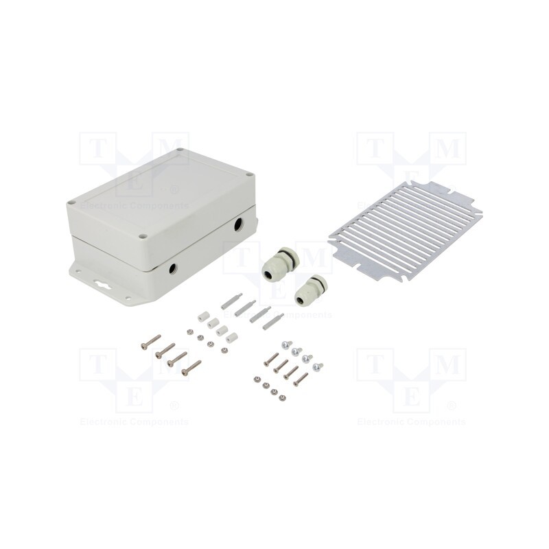 1 pcs x KRADEX - IOT.ZPSET1510.1 - Enclosure: for computer, light grey, X: 101.6mm, Y: 151.4mm, Z: 60mm