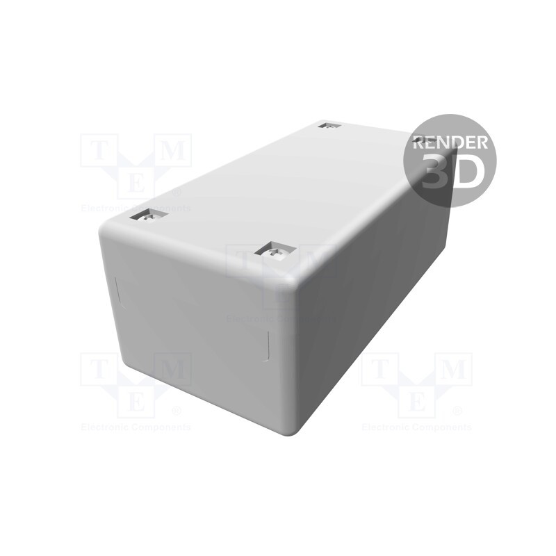 1 pcs x HAMMOND - MB105040 - Enclosure: multipurpose, X: 50mm, Y: 100mm, Z: 40mm, MB, polystyrene