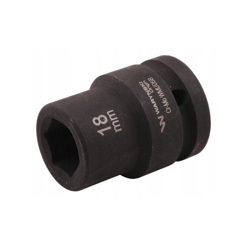 Hexagonal impact socket 3 4 18 mm crm