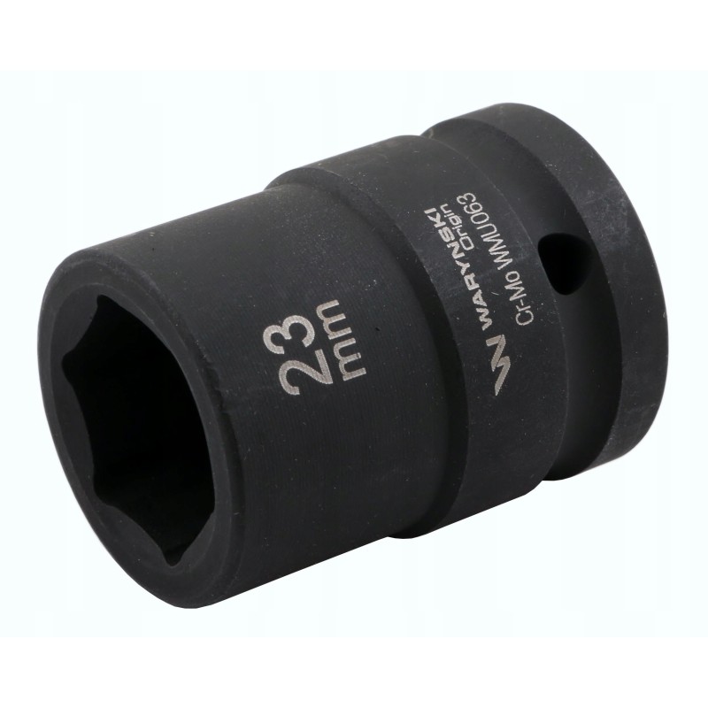 Hexagonal impact socket 3 4 23 mm crm