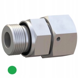 Straight connector with internal thread 2x m22x1 5 din 2353