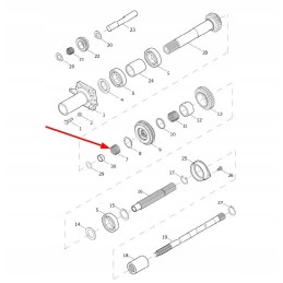Gbt20056 k28x36x20 needle bearing gearbox shaft