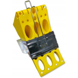 Strong wheel chock 160mm adr yellow bus g46 lokhen