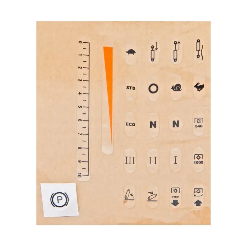 P5s51401001 actuator sticker