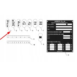 P5s51401001 actuator sticker