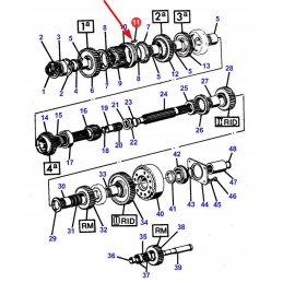 981896m3 synchronizer stone