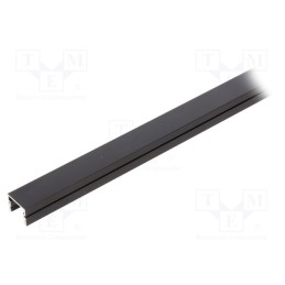 1 pcs x KLUu015a - A01263A07_1 - Profiles for LED modules, black, L: 1m, PDS-4-PLUS, aluminium