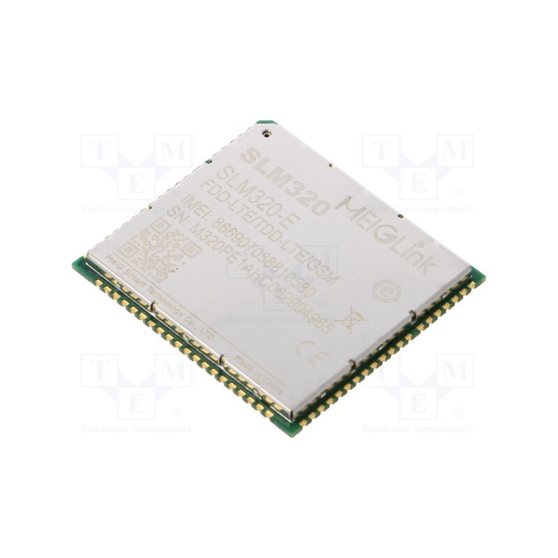 1 pcs x MEIG SMART TECHNOLOGY - M320PE1A - Module: LTE, Down: 10Mbps, Up: 5Mbps, 32x29x2.4mm