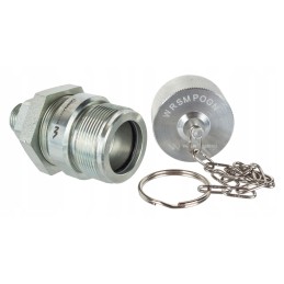 Bison m18x1 5 screwed valve socket quick connector