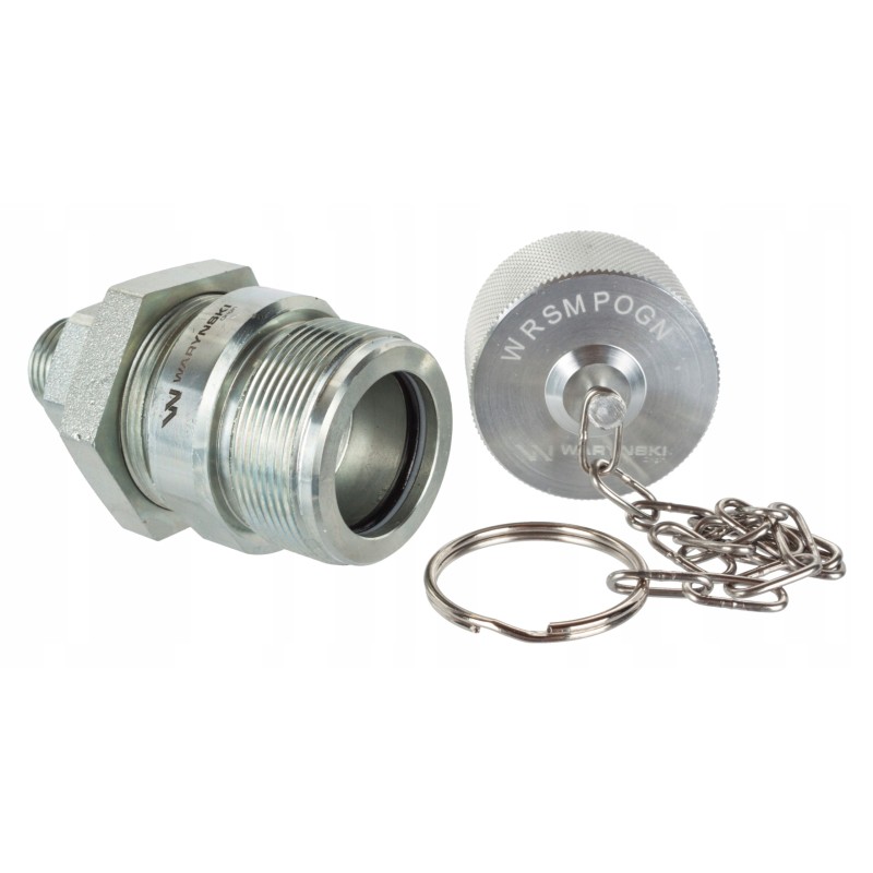 Bison m18x1 5 screwed valve socket quick connector