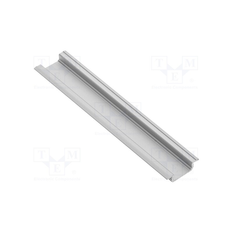 1 pcs x GTV Poland - PA-GLAX1M-AL - Profiles for LED modules, silver, L: 1m, GLAX, aluminium, recessed