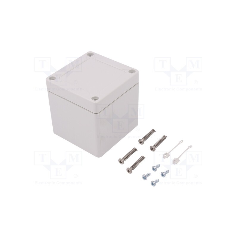 1 pcs x SPELSBERG - 20090301 - Enclosure: multipurpose, X: 82mm, Y: 84mm, Z: 85mm, TG PC, grey, IK08