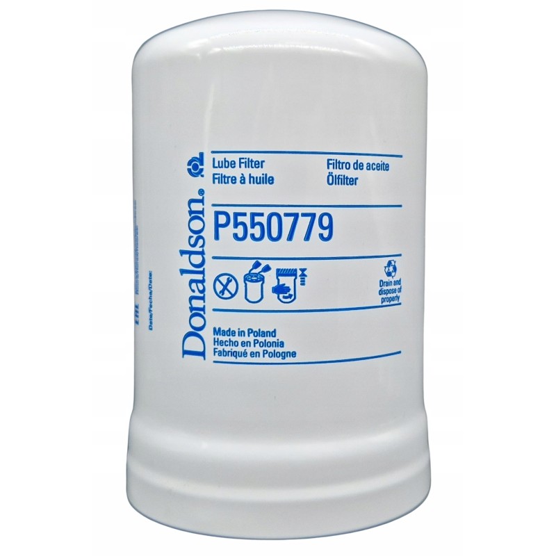 Oil filter donaldson p550779 john deere re504836