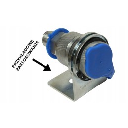 Euro single push pull quick connector holder