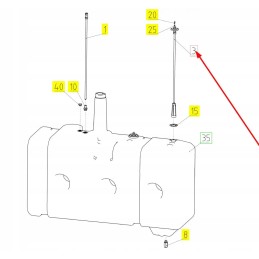 101683219 tank filter tube