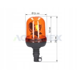 Rooster warning lamp with pin h1 12 24v