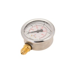 Glycerine pressure gauge, 63 mm, 40 bar