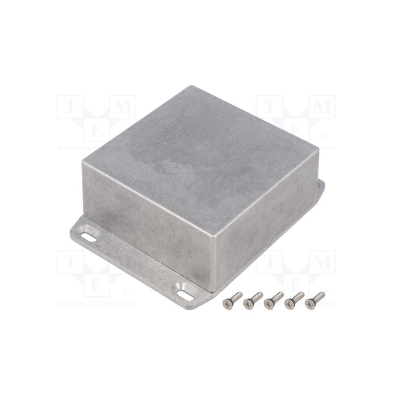 1 pcs x HAMMOND - 1590WYFL -AS - Enclosure: multipurpose, X: 92mm, Y: 92mm, Z: 42mm, with fixing lugs