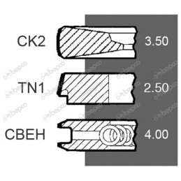 Perkins engine piston rings 1004 4 1006 6