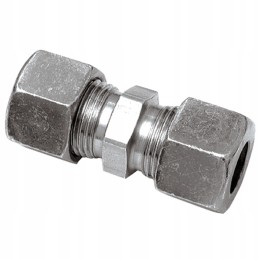 Galvanized straight connector 12 mm bekamax 4013600306
