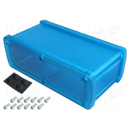 1 pcs x GAINTA - ALUG708BU080-CBU -AS - Enclosure: multipurpose, X: 177.6mm, Y: 89mm, Z: 61.1mm, aluminium