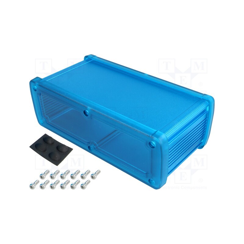 1 pcs x GAINTA - ALUG708BU080-CBU -AS - Enclosure: multipurpose, X: 177.6mm, Y: 89mm, Z: 61.1mm, aluminium