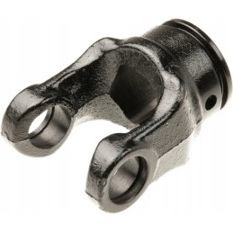 Fork on a profiled pipe with a spring ring 3